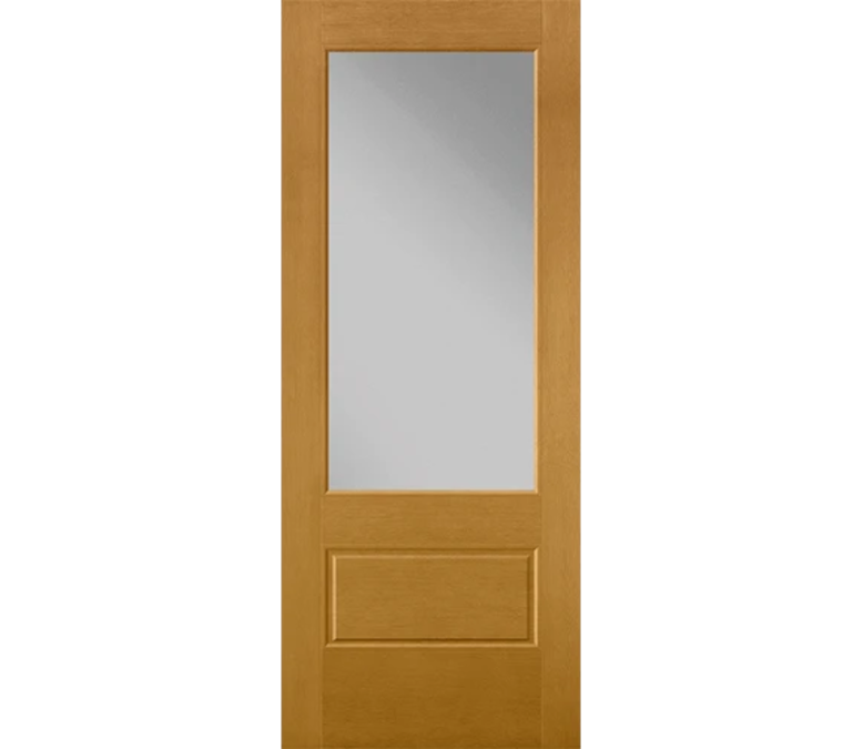 Eatonton 3 Quaters Light Fiberglass Entry Door