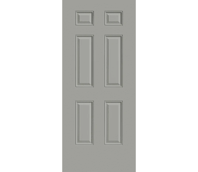 Eatonton 6 Panel Steel Entry Door