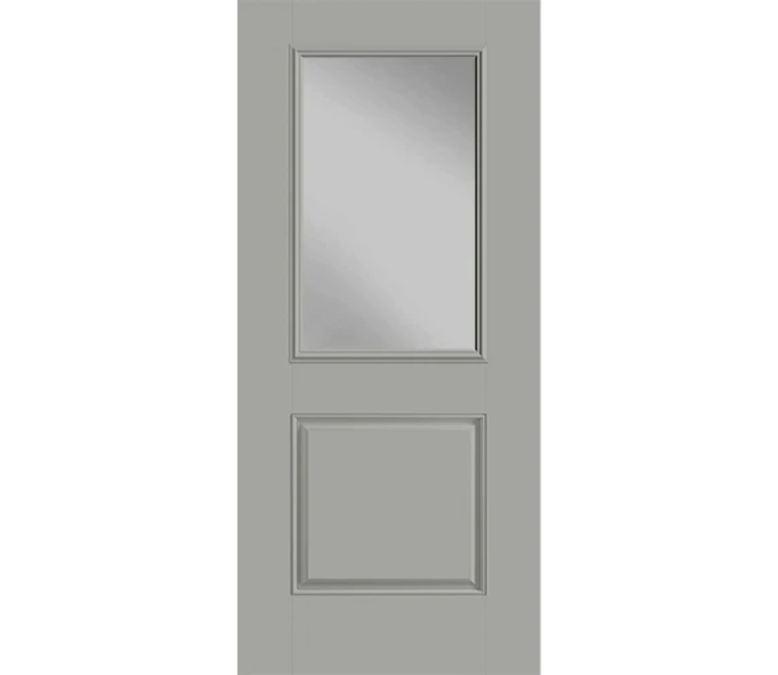 Eatonton Half Light 1 Panel Fiberglass Entry Door