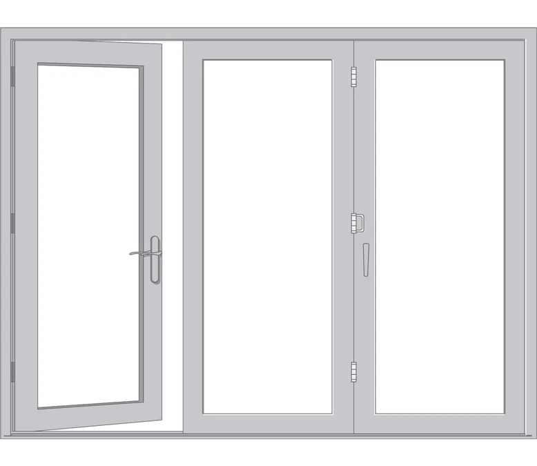 Eatonton Pella Architect Reserve Series Contemporary Bifold Patio Door