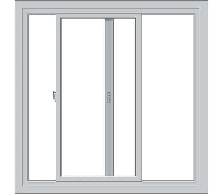 Eatonton Pella Hurricane Shield Series Vinyl Sliding Window