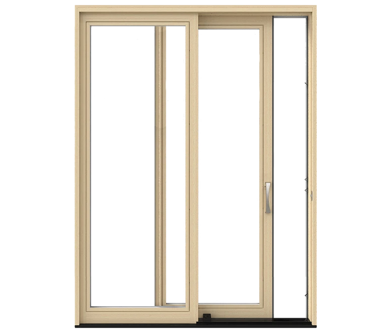 Eatonton Pella Lifestyle Series Wood Sliding Patio Doors